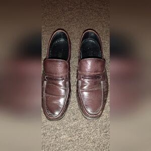 Florsheim Berkley Mens Penny Loafers Burgundy (11D)